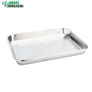 Plateau à instruments chirurgicaux stériles en acier inoxydable pour salle d'opération hospitalière et laboratoire médical à vendre - Product Image 2