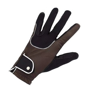 Nouveaux Gants d'Équitation Respirants en Cuir pour Hommes, Doigts Entiers, Sport de Plein Air, Logo Personnalisé, Course Hippique - Product Image 3