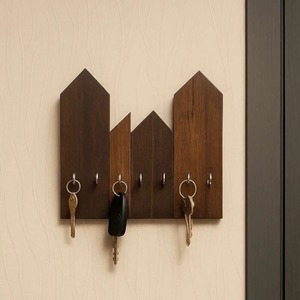 Porte-clés mural design en forme de clé pour le rangement domestique - Product Image 3