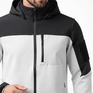 Charr - Chaqueta de Invierno para Senderismo, Abrigo Térmico, Cortavientos, Talla Grande, con Capucha, Chaqueta Táctica de Camuflaje, Chaqueta Softshell - Product Image 4
