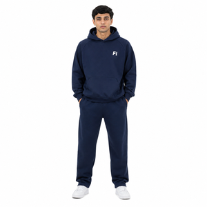 Sudadera y Pantalones de Felpa con Efecto Ácido de Alta Calidad 450GSM, Logotipo Personalizado con Impresión de Espuma, 100% Algodón, Sudadera con Capucha Raglán, Conjunto Deportivo USA - Product Image 1
