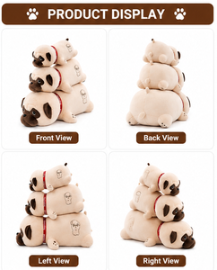 Almohada de Peluche para Perro, Cojín Suave con Forma de Perro, Decoración para Sofá y Cama, Regalo para Niños, Venta al por Mayor OEM, Cojín de Peluche, Animal de Peluche - Product Image 4
