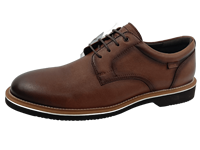 Chaussures Oxford décontractées pour hommes Dlords Declan marron en synthétique uni, à lacets, avec semelle intermédiaire en EVA, légères, pour toutes les saisons