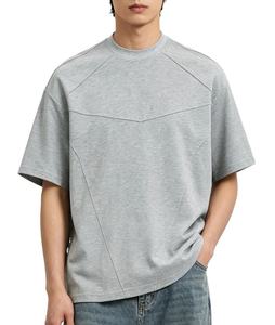 Camisetas Extra Grandes para Hombre con Logotipo Personalizado, 100% Algodón, Lavado Ácido, Estilo Vintage, Holgadas, Hip Hop - Product Image 3