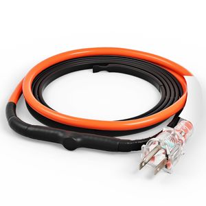 Câble chauffant auto-régulant 3FT 5W/FT pour protection contre le gel des conduites d'eau, couverture thermique intégrée avec chauffages intégrés - Product Image 1