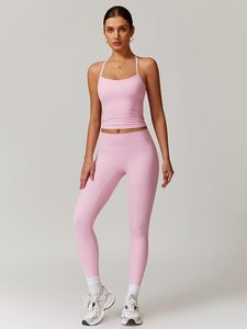 Wholesale Women Ribbed Seamless Yoga Set Cutout Back Bra Tummy <b>Control</b> Active <b>Leggings</b> - Product Image 3