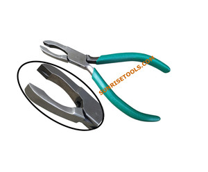 Pince à bec plat en acier inoxydable SUNTOOLS/STIPL de haute qualité, 5 pouces, pour la fabrication de bijoux, vente en gros à bas prix - Product Image 2