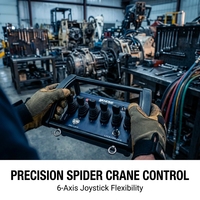 Válvula Monobloque Hidráulica NM-047 con Control Remoto Inalámbrico y Señal Proporcional PWM para Reequipamiento de Maquinaria de Construcción