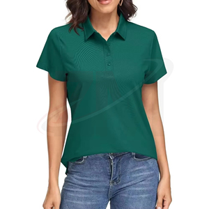 Camiseta Polo de Marca Privada para Mujer, Algodón, Manga Corta, Fabricación OEM, Venta al Por Mayor, Suministro a Granel, Camiseta Polo Personalizada de Moda - Product Image 5