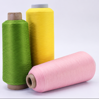 Fil coloré en nylon DTY 50D/2 haute élasticité pour tricot de chaussettes, vente en gros, directement de l'usine, échantillons gratuits
