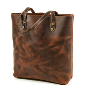 Sacs fourre-tout en cuir pour documents, durables, pour le bureau, taille personnalisée, coutures solides, pratiques pour les voyages et les week-ends - Product Image 4