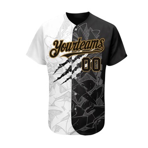 Ensemble de maillot de baseball camouflage numérique personnalisé respirant vêtements de sport vierges en gros grande taille transfert de chaleur imprimé 100% polyester - Product Image 6