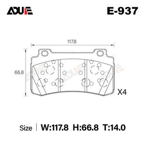 Plaquettes de frein pour usage sur piste pour Nashin N1 / N3 / K5 - Product Image 3