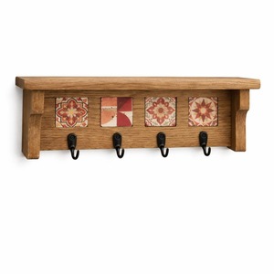 Wooden Key <b>Hook</b> Holder Ideal For Keys Kitchen Hanging Mugs And <b>Towels</b> Wall Mounted Multi Purpose Storage Organizer From India - Product Image 1