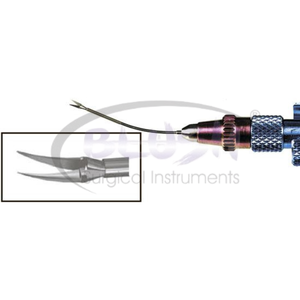20G Micro Incision Capsulotomy Scissors Curved Ophthalmic Cataract Surgery Instrument Eye Microsurgical Tool By <b>Blush</b> Surgical - Product Image 3