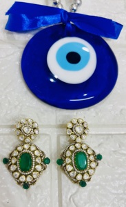 Amaira Jewels Vintage Gold Plated Luxury <b>Silver</b> <b>Stud</b> Earrings Flower Design Green Crystal Rhinestone for Women Party Jewelry - Product Image 3
