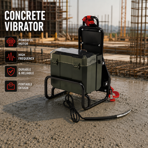 Vibrateur à béton motorisé, aiguille vibrante pour béton, machine de construction, vibrateur à béton portable pour le compactage du ciment - Product Image 1