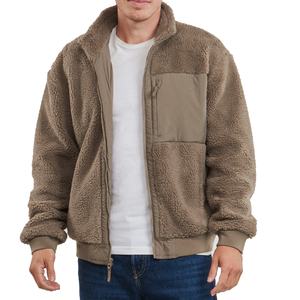 Veste polaire Sherpa pour homme PLAYER NETWORK, best-seller, coupe-vent, respirante, séchage rapide, col rond, fermeture éclair sur le devant, logo - Product Image 3