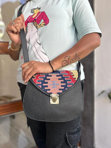 กระเป๋าสะพายพาดลำตัวสำหรับผู้หญิงกระเป๋าสะพายหนังแท้ดีไซน์วินเทจคุณภาพสูงอเนกประสงค์ - Product Image 2