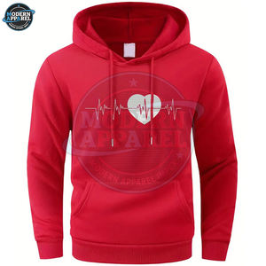 Nouveauté : Sweats à capuche pour hommes entièrement personnalisables, sérigraphiés, confortables, en mélange de coton, style basique, en vente - Product Image 3