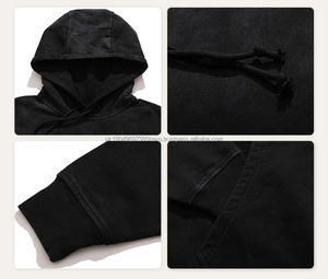 380 gsm sweat à capuche lourd épaule tombante sweats à capuche logo personnalisé sweats à capuche unisexes lourds brodés - Product Image 5