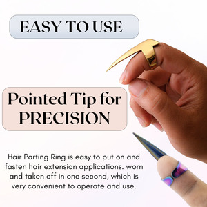 Outil de précision pour la séparation des cheveux, accessoire de coiffure professionnel pour la coupe, la coloration et le séchage à la bougie - Product Image 2