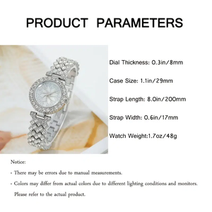 6261 Fashion Casual Simple Quartz Watch With Bracelet Set Gift for Ladies - Product Image 3