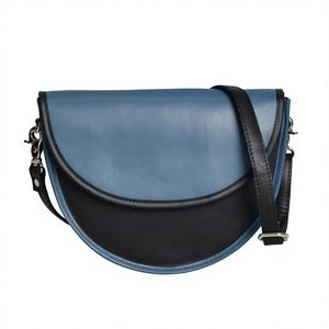 Pochette pour femme en cuir de vache véritable faite à la main, fermeture éclair, imperméable, broderie tendance, pour soirées, fêtes, école - Product Image 2