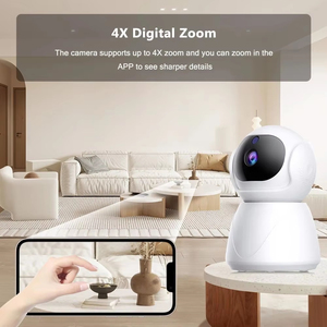 Includes intercom function HD Smart Security <b>Camera</b> 1080P 8MP WiFi <b>Night</b> <b>Vision</b> Cloud Storage Support Wide Angle 360 Degree - Product Image 5