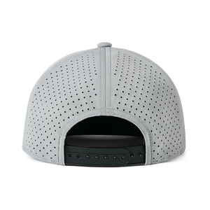 Casquette Snapback Unisexe en Maille à 6 Panneaux, Visière Plate, Respirante, Couleur Unie, Décontractée, Réglable, Printemps-Été, Taille Adulte - Product Image 5