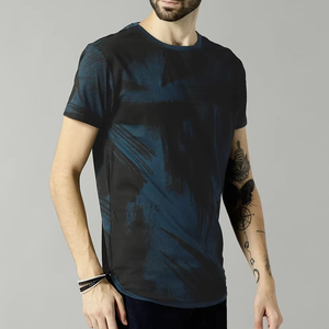 เสื้อยืดผู้ชายดีไซน์ใหม่ ผ้า Worsted ทรงปกติ คุณภาพพรีเมียม พิมพ์ลายซิลค์สกรีน เป็นมิตรกับสิ่งแวดล้อม ปรับแต่งได้ สไตล์ลำลองแนวสตรีท - Product Image 3