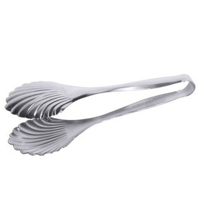 Pinzas para Cubitos de Hielo de Acero Inoxidable de Lujo, Utensilios de Cocina y Bar, Pinzas para Cubitos de Hielo con Acabado Plateado, Venta al por Mayor - Product Image 1