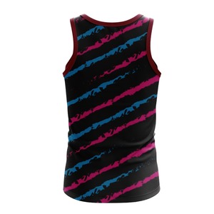 Camiseta sin mangas de sublimación de diseño moderno, tela suave y transpirable, ligera y elástica, perfecta para el gimnasio y el fitness. - Product Image 2