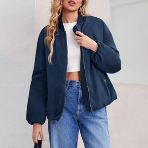 Chaqueta Bomber Urbana para Mujer, Personalizable, Diseño Limpio, con Cierre, para Marca y Suministro de Artículos Promocionales - Product Image 4