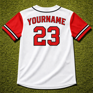 Fabricante de Camisetas de Béisbol Personalizadas OEM, Parte Delantera Corta, Secado Rápido, Transpirable, Tela 100% Poliéster, Nombre y Número del Jugador Bordados - Product Image 2