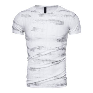 T-shirt Homme Décontracté Coupe Slim Col Rond Design Tendance Haute Qualité Nouveauté Printemps-Été 2025 100% Coton Imprimé - Product Image 5