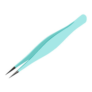 Pinzas de Acero Inoxidable para Cejas, Punta Inclinada y Puntiaguda, Pinzas para Extensión de Pestañas, Fabricadas en Fábrica, Venta al por Mayor, Calidad Premium - Product Image 6