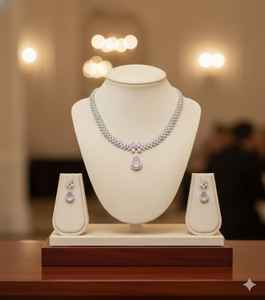 Ensemble de collier de mariée traditionnel en laiton pour femmes avec finition brillante et fermoir robuste pour mariages, fiançailles et occasions spéciales - Product Image 4