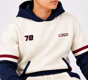 Custom Wholesale Men's Breathable Hooded Fleece Tracksuits-Polyester/Cotton Winter Casual <b>Jogging</b> <b>Suit</b>. - Product Image 6