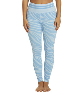 Leggings de sport doux pour femmes, taille haute, séchage rapide, décontractés, pour l'entraînement et le yoga, avec imprimé et taille élastique - Product Image 1