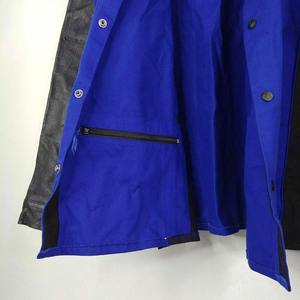 Veste de travail en polyester moulé, col montant, imperméable, écologique, ignifuge, pour soudage, avec pack de protection respiratoire de niveau. - Product Image 4