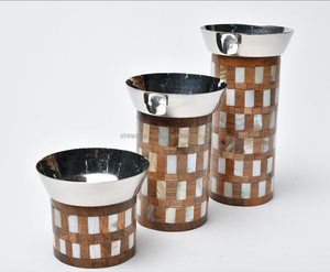 เตา bakhoor ไข่มุกที่ทำด้วยมือพร้อมด้วยโดมดีไซน์แบบดั้งเดิมอาหรับสำหรับน้ำหอมในบ้าน - Product Image 1