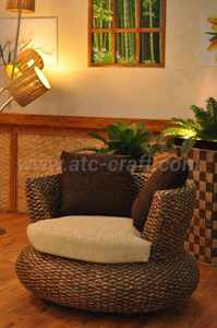 Sofá Esquinero Contemporáneo con Brazos Curvos y Respaldo Acolchado en Tela, Sofá Cama para Sala de Estar y Villa - Product Image 2