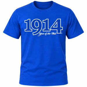 Camiseta bordada Phi Beta Sigma 1914 para hombre, cómoda, de cuello redondo y manga corta con diseño decorativo de letras griegas - Product Image 3
