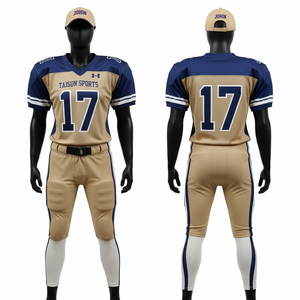 Uniforme de football américain pour femmes, 260 GSM, maille polyester respirante, vert et noir, panneaux d'épaule en jersey, logo personnalisé - Product Image 4