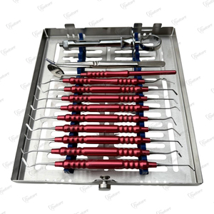 Kit de Relleno Dental Manual de Alta Calidad ROOTCARE INSTRUMENTS, Recubrimiento Anodizado Rosa, Aprobado por CE, Reutilizable, Completo - Product Image 6