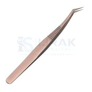 Pinzas para Pestañas de Acero Inoxidable con Agarre de Diamante, Kit de Pinzas para Pestañas en Caja Rosa, Marca Privada, Fibra - Product Image 4