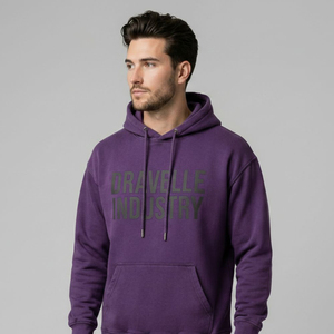 Sweat-shirts à capuche personnalisés avec logo imprimé, couleur unie, pour hommes, hiver, nouveau, pas cher, 100% polyester, écologiques, couleurs unies - Product Image 6