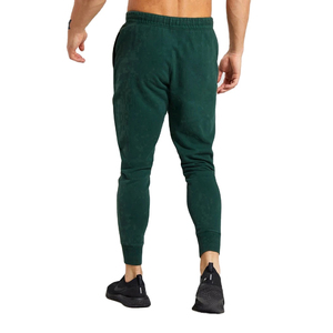 Pantalon de jogging décontracté pour homme, respirant, en mélange de coton, coupe ajustée, taille élastique, idéal pour la gym et le quotidien - Product Image 2