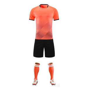 Ensembles de maillots de football unisexes de haute qualité, best-sellers, personnalisés, courts, respirants, à séchage rapide, 100% polyester, uniformes écologiques - Product Image 1